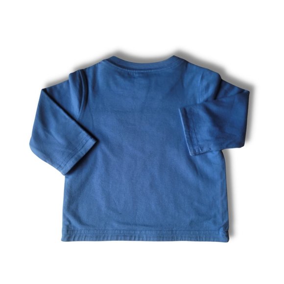 4/$20 Janie and Jack Blue Baby Boy Shirt  Size 3 - 6 mths - Picture 2 of 4